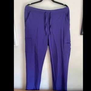 Adar Addition - grape purple medical scrub pants - new without tags
